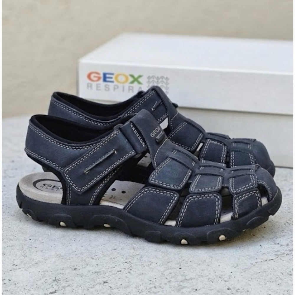 Geox Kids Black Sandals